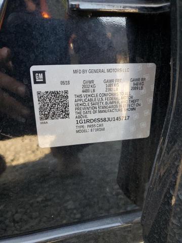 2018 CHEVROLET VOLT PREMI 1G1RD6S58JU145717