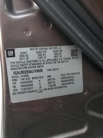 2010 BUICK ENCLAVE - 5GALRCED9AJ169608