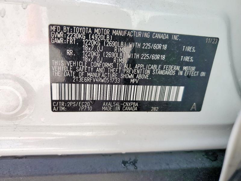 2024 TOYOTA RAV4 XSE - 2T3E6RFV4RW051733