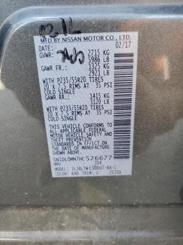 2017 INFINITI QX60 - 5N1DL0MN7HC526677