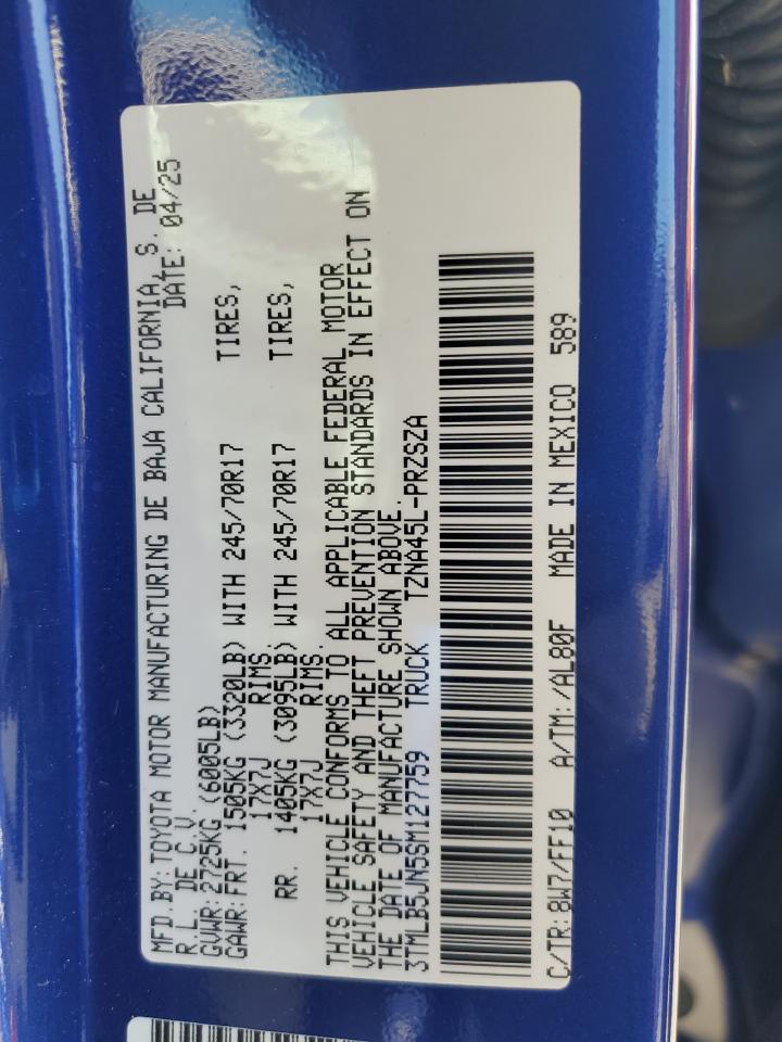 TOYOTA TACOMA DOUBLE CAB