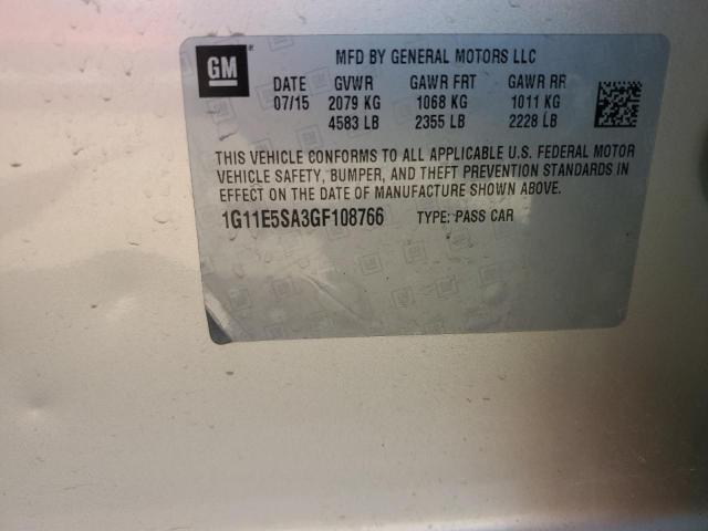 2016 CHEVROLET MALIBU LIMITED LTZ - 1G11E5SA3GF108766