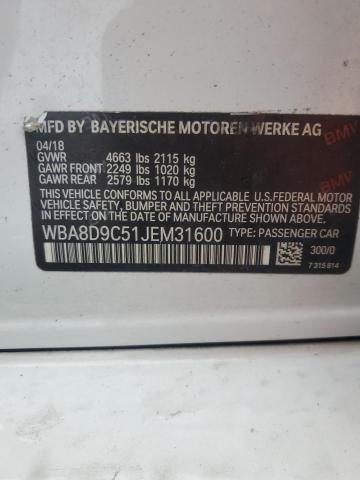 2018 BMW 330 XI - WBA8D9C51JEM31600