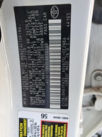 2020 TOYOTA CAMRY LE 4T1C11BK7LU010323