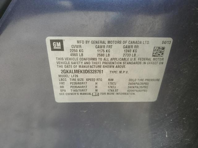 2013 GMC TERRAIN SL - 2GKALMEK0D6328761