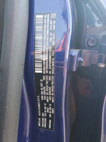 2021 ALFA ROMEO STELVIO TI ZASPAKBN8M7D12426