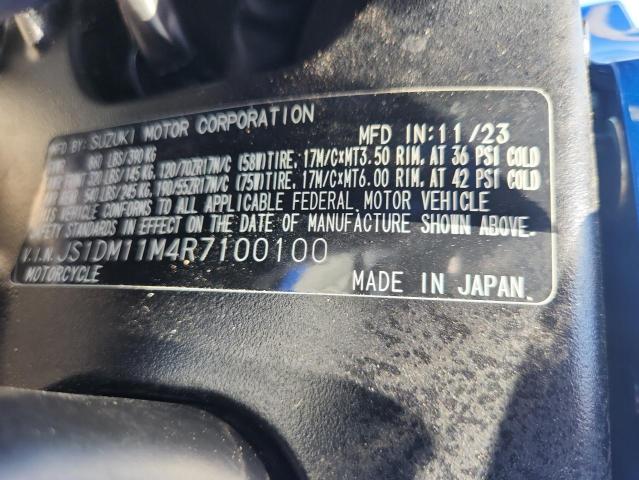 2024 SUZUKI GSX-R1000 - JS1DM11M4R7100100
