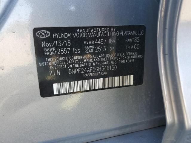 2016 HYUNDAI SONATA SE - 5NPE24AF5GH346150