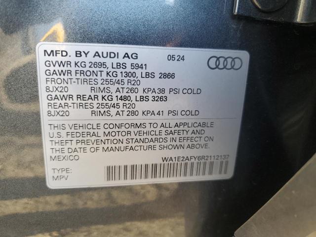 2024 AUDI Q5 E PREMI WA1E2AFY6R2112137