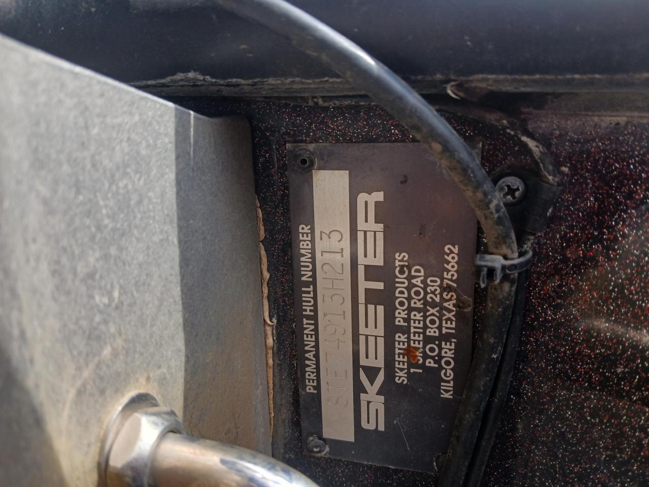 Lot #3260387569 2013 SKEETER MARINE LOT