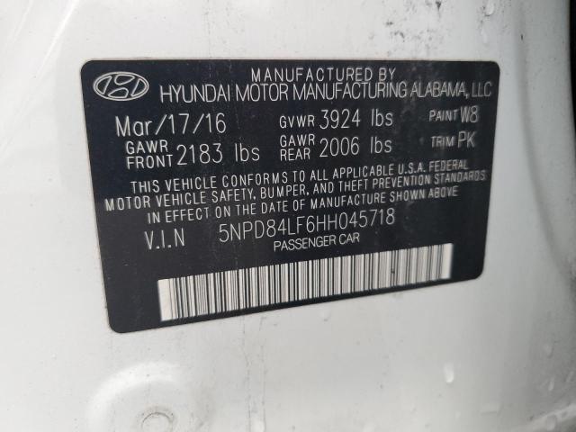 2017 HYUNDAI ELANTRA SE - 5NPD84LF6HH045718