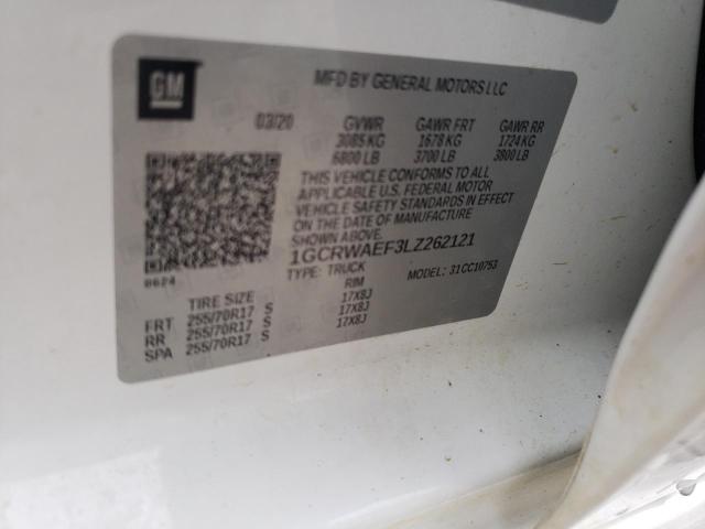 2020 CHEVROLET SILVERADO #3264469405