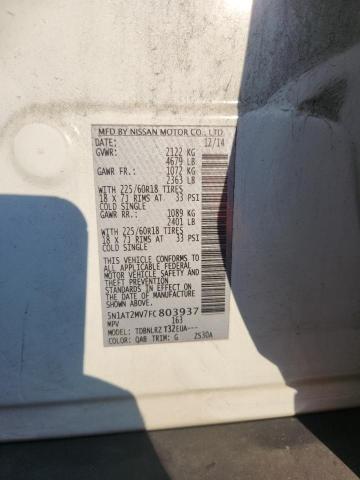 2015 NISSAN ROGUE S 5N1AT2MV7FC803937