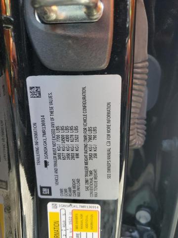 2021 CHEVROLET SUBURBAN K1500 HIGH COUNTRY 1GNSKGKL7MR136914