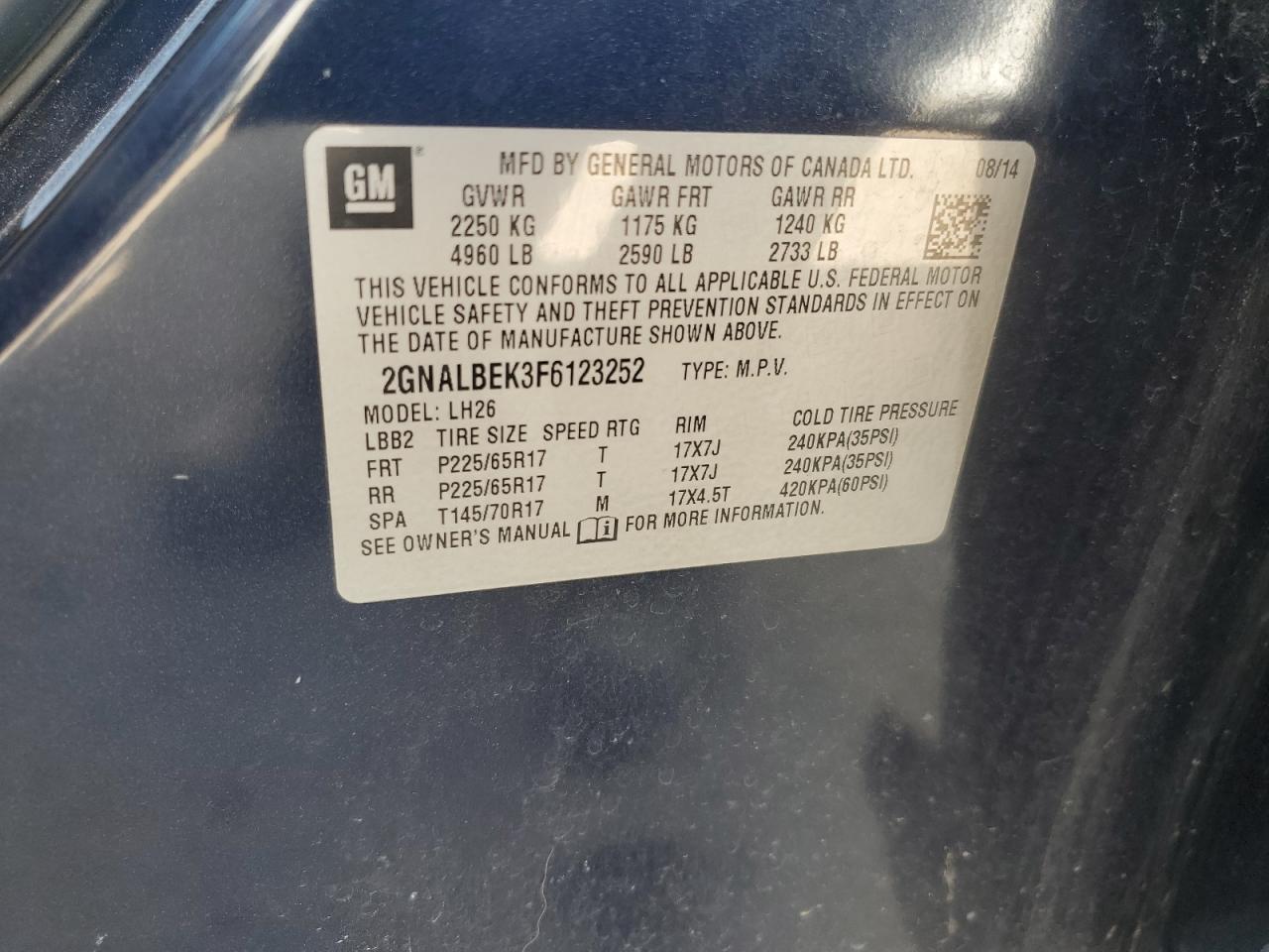 CHEVROLET EQUINOX LT