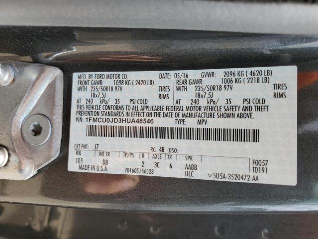 2017 FORD ESCAPE TIT 1FMCU0JD3HUA48546