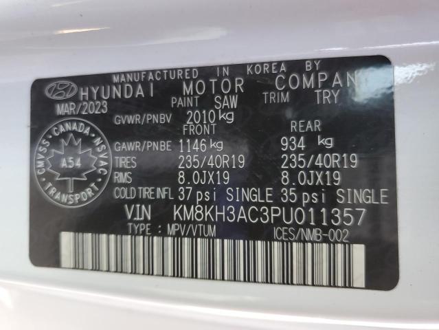 2023 HYUNDAI KONA N BAS KM8KH3AC3PU011357