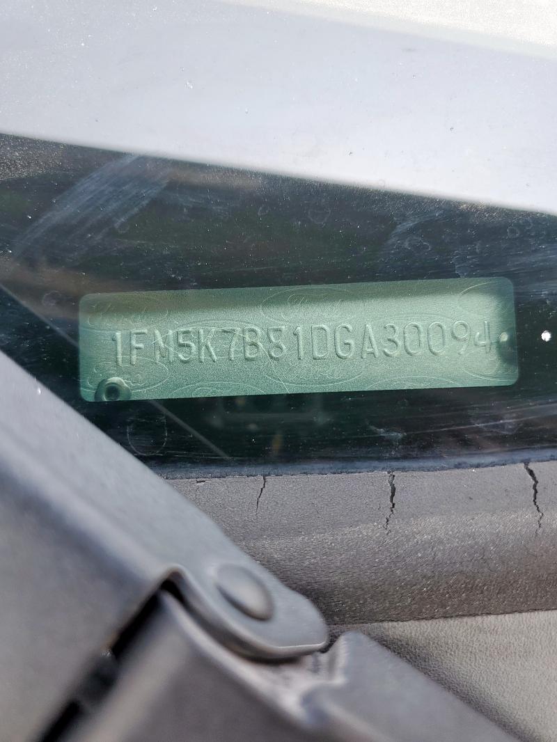 2013 FORD EXPLORER - 1FM5K7B81DGA30094