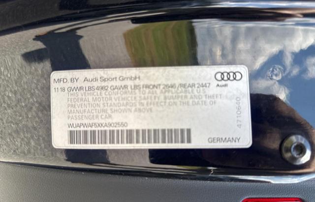 2019 AUDI RS5 - WUAPWAF5XKA902550