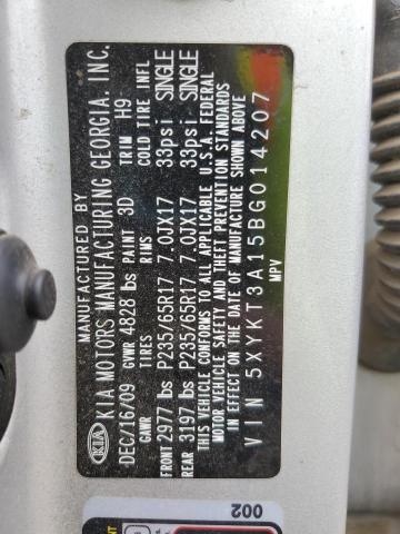 2011 KIA SORENTO BA - 5XYKT3A15BG014207