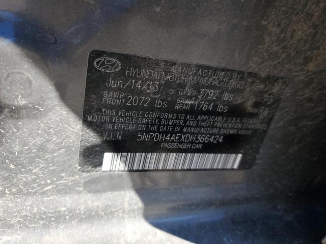 2013 HYUNDAI ELANTRA GL - 5NPDH4AEXDH366424