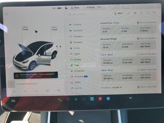 2020 TESLA MODEL Y 5YJYGDEE5LF047198