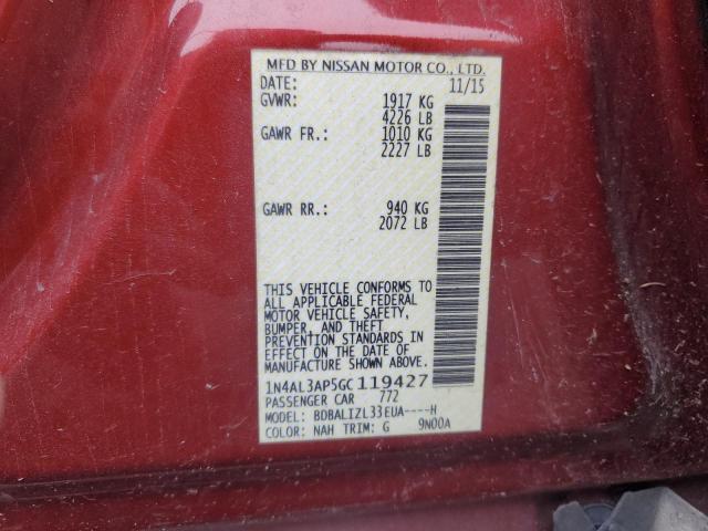 2016 NISSAN ALTIMA 2.5 - 1N4AL3AP5GC119427