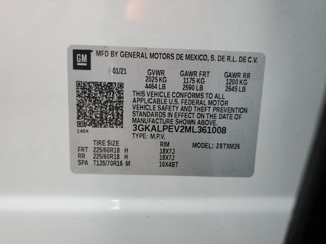 2021 GMC TERRAIN SL - 3GKALPEV2ML361008