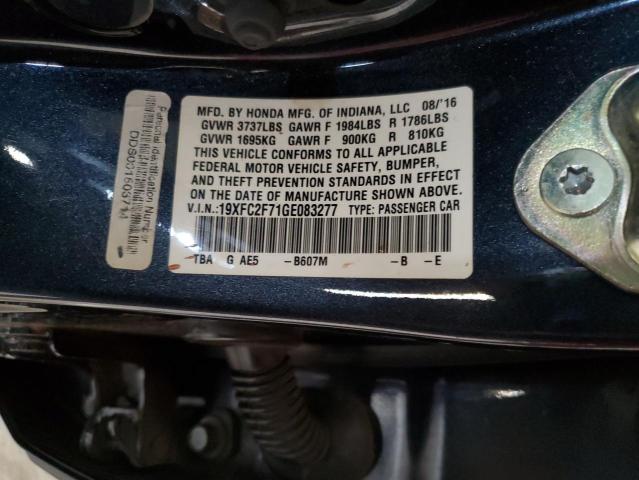 2016 HONDA CIVIC EX - 19XFC2F71GE083277