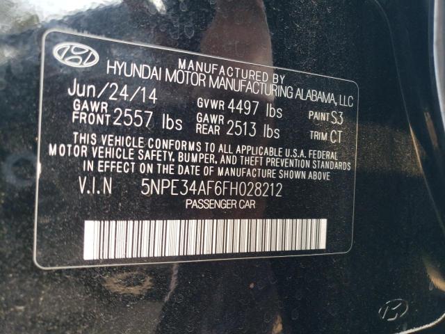 2015 HYUNDAI SONATA SPO 5NPE34AF6FH028212