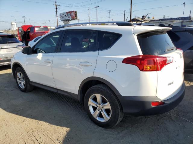 TOYOTA RAV4 XLE 2014 white  Gasoline JTMWFREV1EJ020888 photo #3