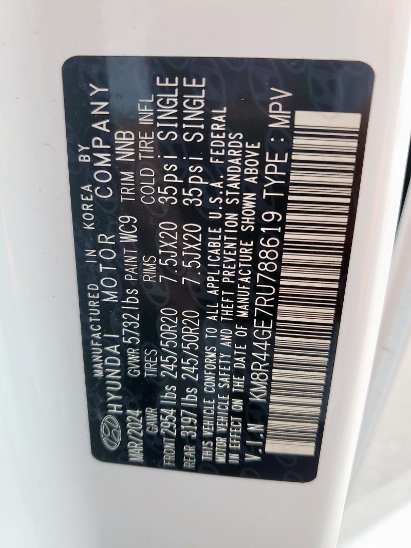 2024 HYUNDAI PALISADE S KM8R44GE7RU788619