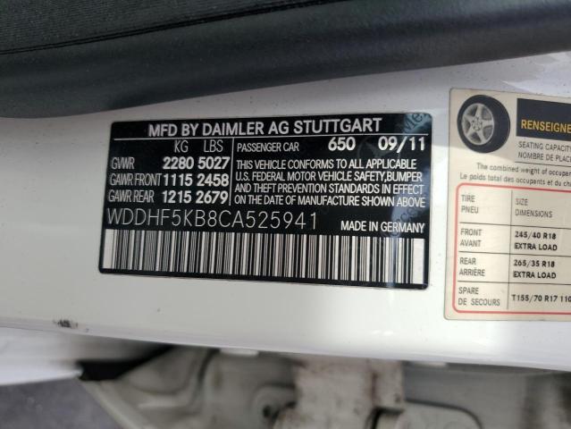 2012 MERCEDES-BENZ E 350 - WDDHF5KB8CA525941