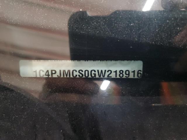 2016 JEEP CHEROKEE L 1C4PJMCS0GW218916
