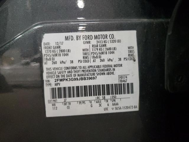 2018 FORD EDGE SE #3276375701