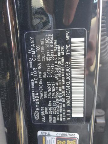 2020 HYUNDAI TUCSON SE KM8J2CA4XLU099078