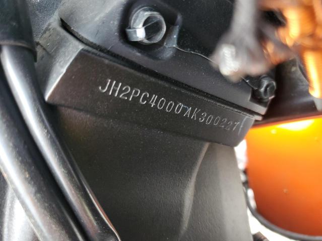 2010 HONDA CBR600 RR JH2PC4000AK300227