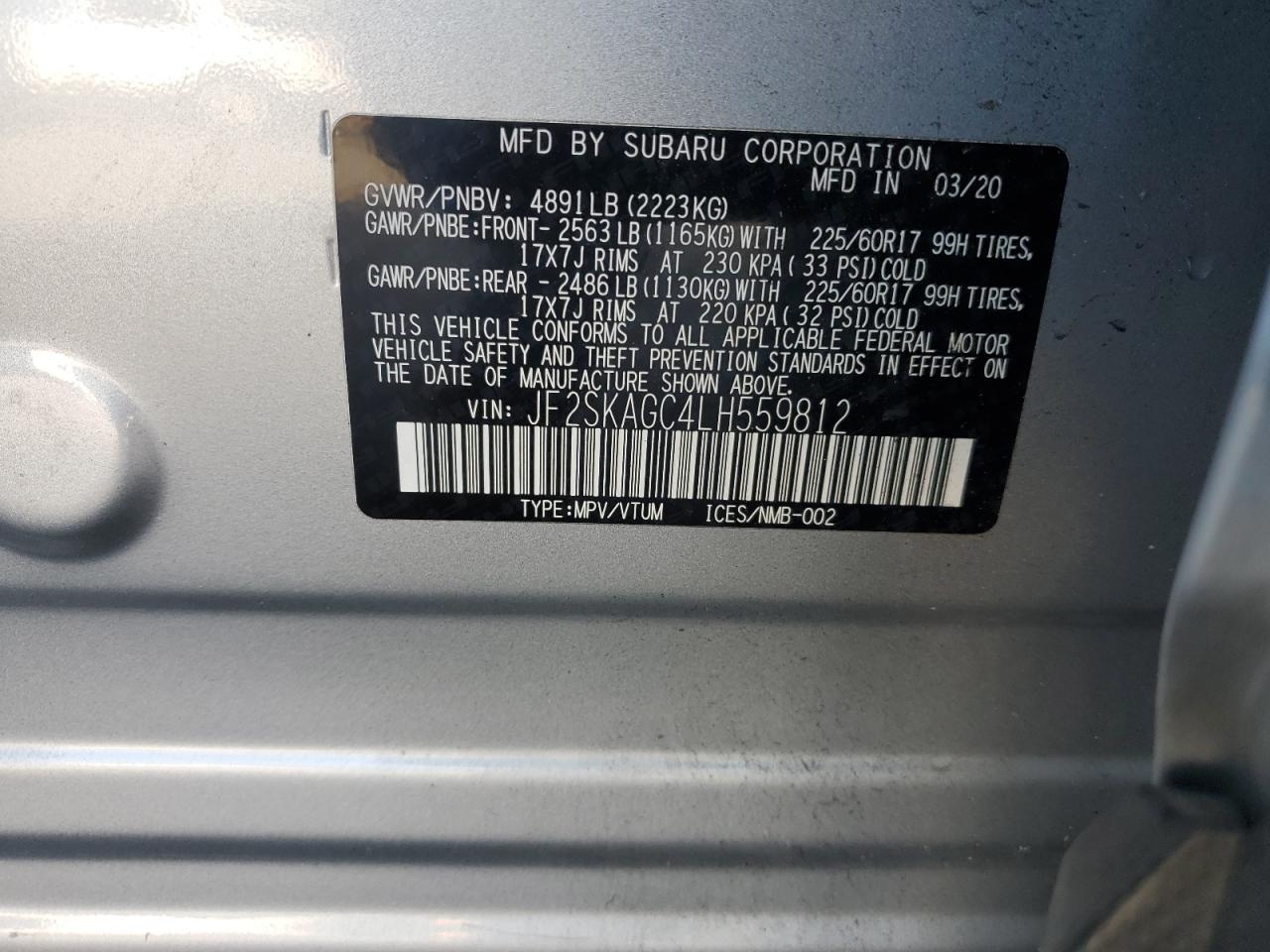 SUBARU FORESTER PREMIUM