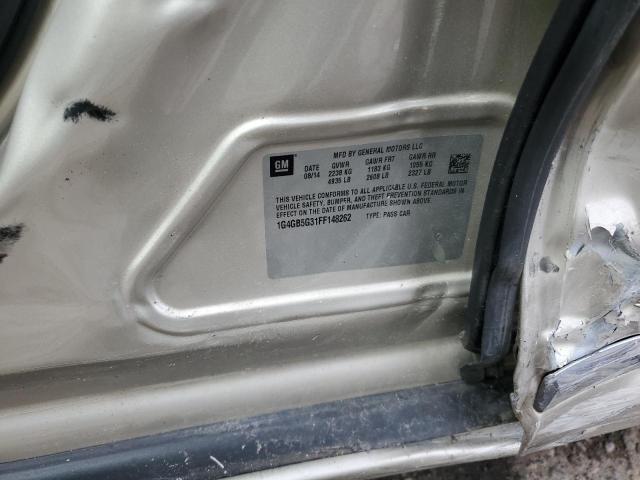 2015 BUICK LACROSSE 1G4GB5G31FF148262