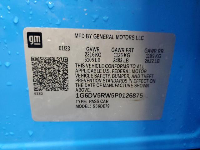 2023 CADILLAC CT5-V 1G6DV5RW5P0126875