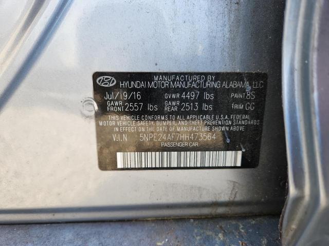 2017 HYUNDAI SONATA SE 5NPE24AF7HH473564