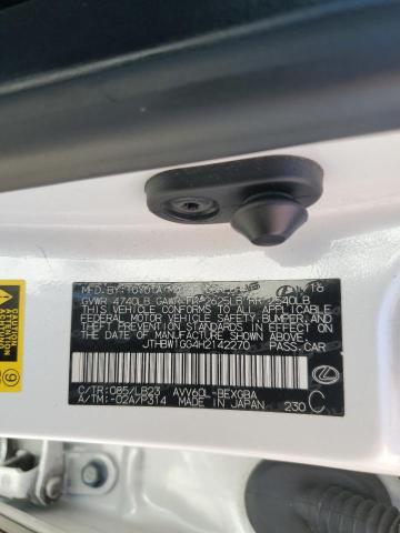 2017 LEXUS ES 300H - JTHBW1GG4H2142270