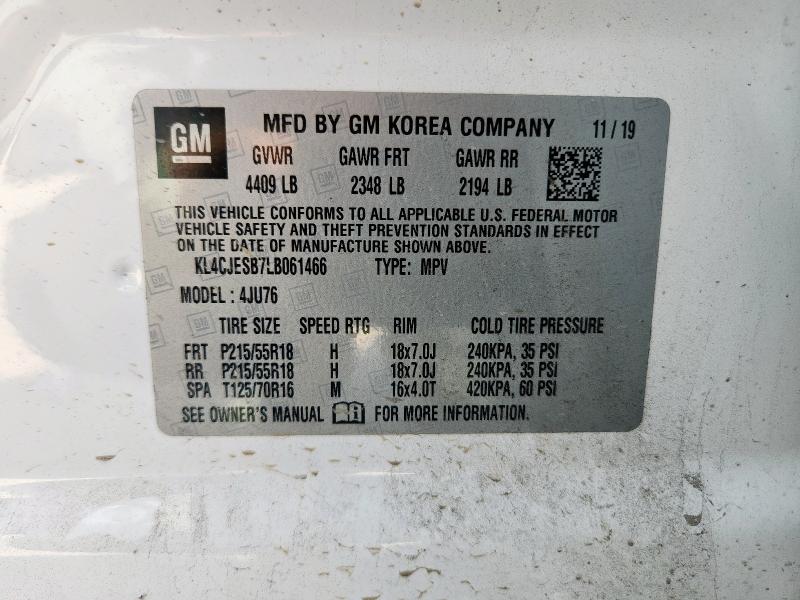 2020 BUICK ENCORE PRE #3294308873