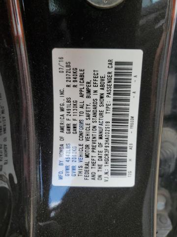 2017 HONDA ACCORD TOURING 1HGCR3F93HA002519