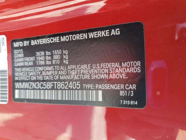 2015 MINI COOPER WMWZN3C58FT862405