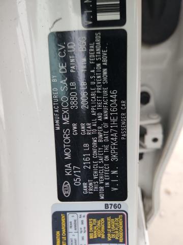 2017 KIA FORTE LX - 3KPFK4A71HE160446