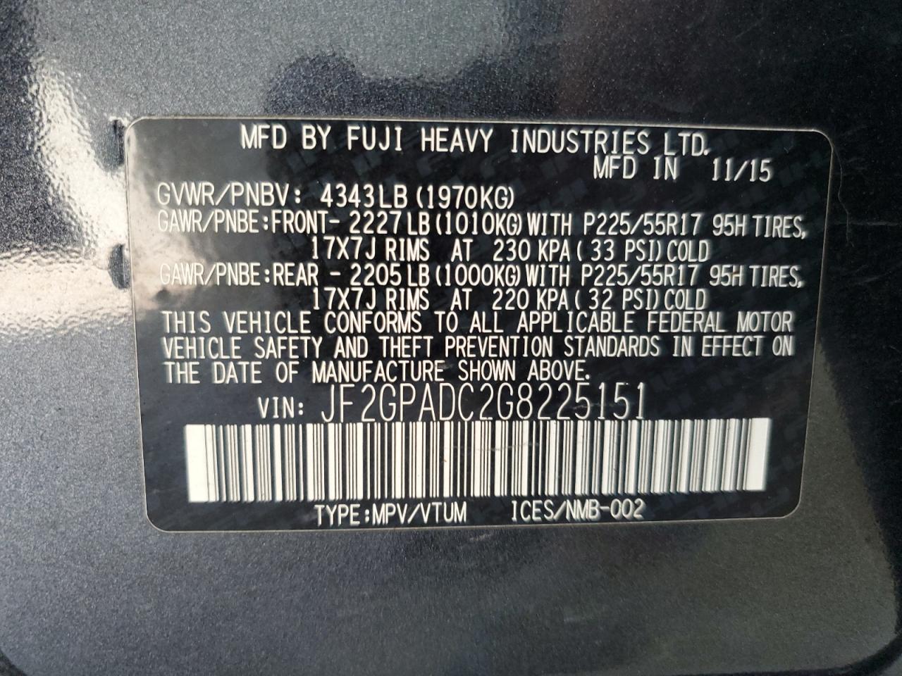 SUBARU CROSSTREK PREMIUM