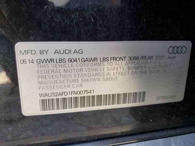 2015 AUDI A8 L QUATT WAU32AFD1FN007541
