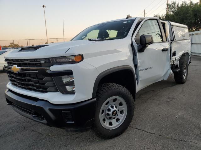 CHEVROLET SILVERADO 2024 white  gas 1GC4YSE70RF192963 photo #1
