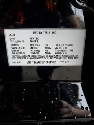 2026 TESLA MODEL Y - 7SAYGDEE1TA411861